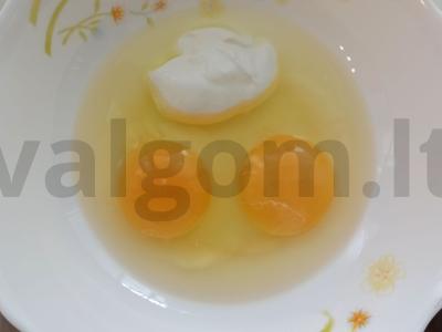 Kalamaro tešloje per 50 minučių Žingsnis 1