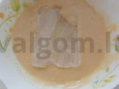 Kalamaro tešloje per 50 minučių Žingsnis 3