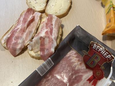 Sumuštiniai „Skaniausi“ su bekonu ir sūriu Žingsnis 2