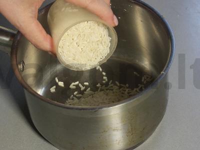 Mėsos Čar Siu su ryžiais ir žaliaisiais pupelėmis Žingsnis 2