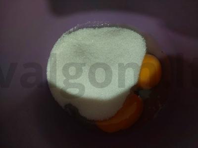 Moliūgų vafliai Žingsnis 1