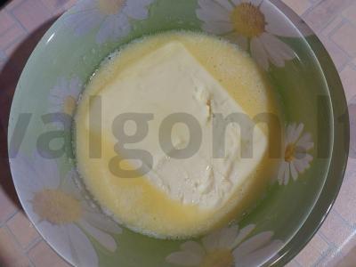 Moliūgų vafliai Žingsnis 3