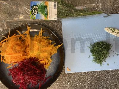 Vitaminų salotos su pušų riešutais Žingsnis 2