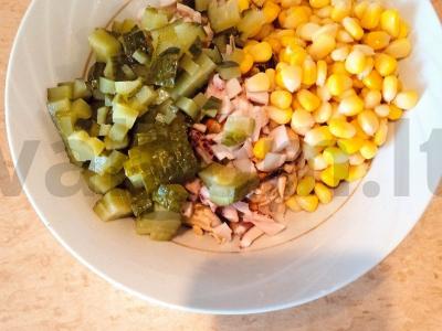 Jūros kokteilių salotos Žingsnis 4