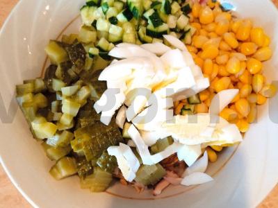 Jūros kokteilių salotos Žingsnis 5