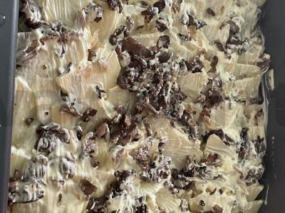 Gratin su vištiena ir pievagrybiais Žingsnis 4