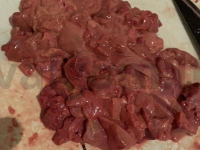 Makaronai pagal jūreivių receptą su subproduktais Žingsnis 1