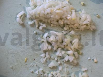 Makaronai pagal jūreivių receptą su subproduktais Žingsnis 3