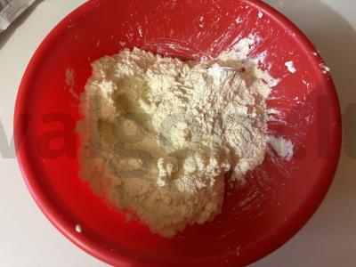 Varškės blyneliai su vyšniomis Žingsnis 2