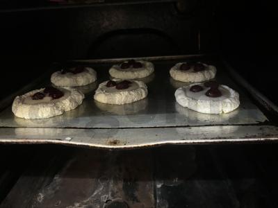 Varškės blyneliai su vyšniomis Žingsnis 10