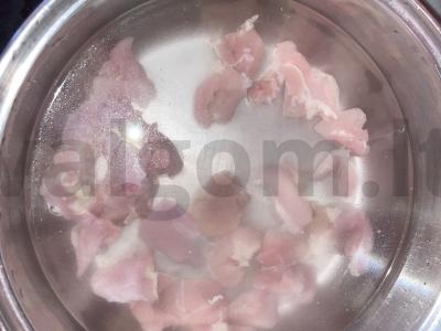 Vištienos sriuba su vermišeliais pietums Žingsnis 2