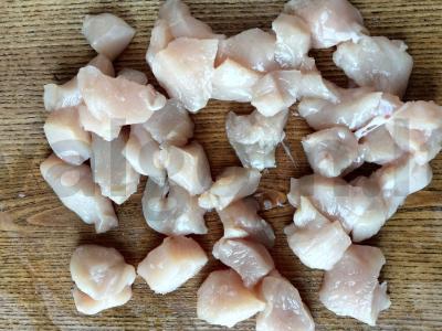 Makaronai su grybais ir vištiena Žingsnis 3