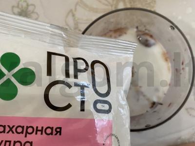 Šokoladinis braškių smoothie su chia sėklomis Žingsnis 4