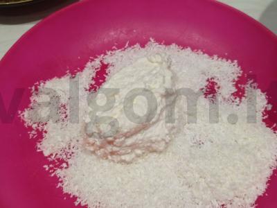 Kokosiniai varškėčiai Žingsnis 7