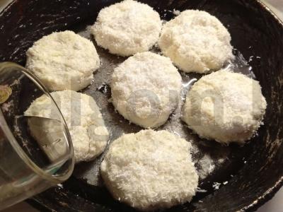 Kokosiniai varškėčiai Žingsnis 10