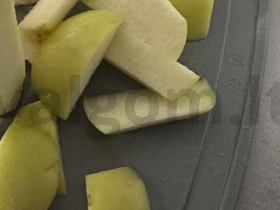 Vaisių salotos su kondensuotu pienu Žingsnis 3