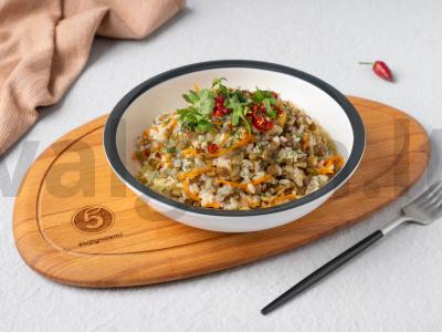 Vegetariškas lęšių plovas pagrindine nuotrauka