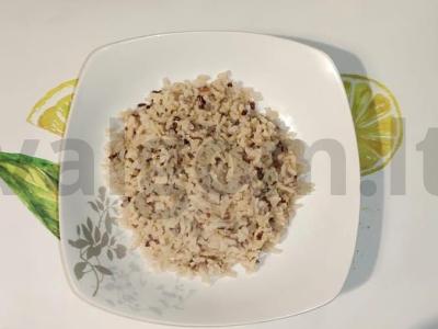 Šampinjonai su žalia karčiojo padažu ir fitneso ryžių garnyru Žingsnis 4