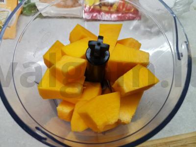 Moliūgų apkepas su avižomis Žingsnis 1