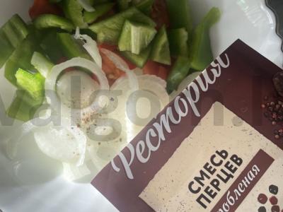 Vasaros salotos su pušų riešutų aliejumi Žingsnis 4