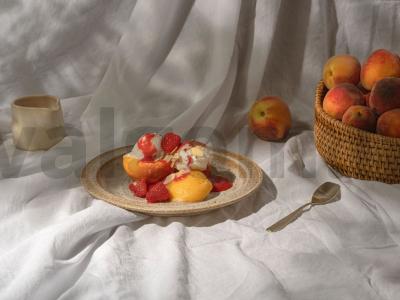 Persikai „Melba“ pagrindine nuotrauka