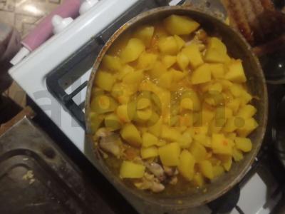 Auksinė troškinta bulvė Žingsnis 3