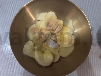 Karšis, keptas su daržovėmis ant bulvių pagalvėlės Žingsnis 2