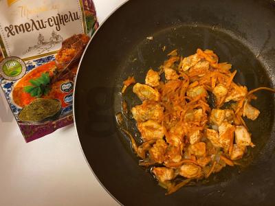 Ryžiai su vištienos filė „Pazheškis“ Žingsnis 4