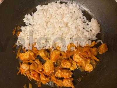 Ryžiai su vištienos filė „Pazheškis“ Žingsnis 5