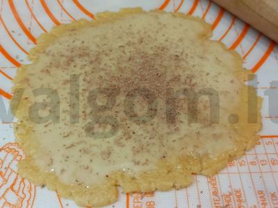 Sviestinis sausainis su kondensuotu pienu Žingsnis 2