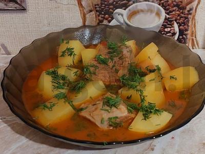 Sultingas armėniškas sriuba „Hashlama“ Žingsnis 5