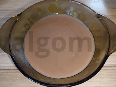 Manų košė su šokoladiniu avižų pienu Žingsnis 3