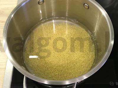 Pšenių košė su straciatella Žingsnis 1