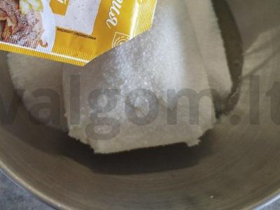 Sūrio blynai su bananais ir tarkuotu šokoladu Žingsnis 3