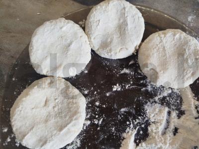 Sūrio blynai su bananais ir tarkuotu šokoladu Žingsnis 7