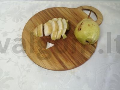 Vaisių salotas „Ekzotiškas rojus“ Žingsnis 1