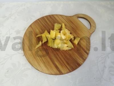 Vaisių salotas „Ekzotiškas rojus“ Žingsnis 2