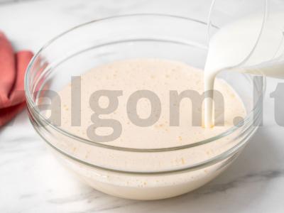 Rūgštaus pieno keksiukas Žingsnis 2