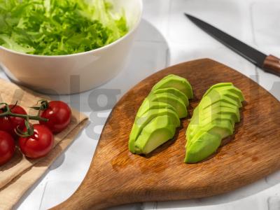 Rytinis salotas su kiaušiniu poštu Žingsnis 1