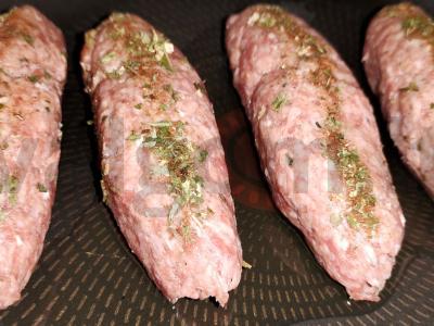 Lula kebabas su grikių kruopomis, pievagrybiais ir karčio pasta Žingsnis 2