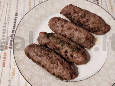 Lula kebabas su grikių kruopomis, pievagrybiais ir karčio pasta Žingsnis 3