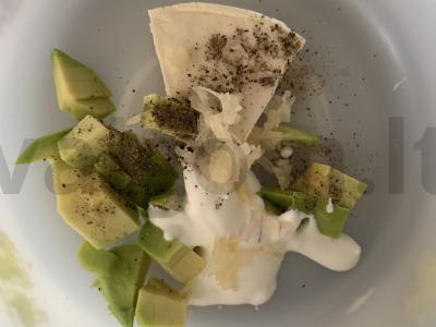 Tepalas iš lydyto sūrio ir avokado Žingsnis 1