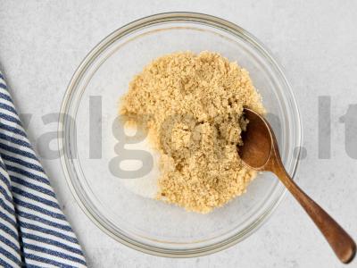 Riešutiniai vamzdeliai Žingsnis 4