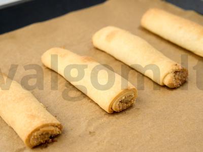 Riešutiniai vamzdeliai Žingsnis 7