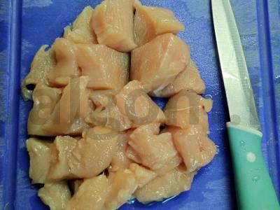 Vištienos filė su dviem padažais ir pievagrybiais Žingsnis 1