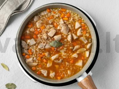 Perlovka su guliašu Žingsnis 6