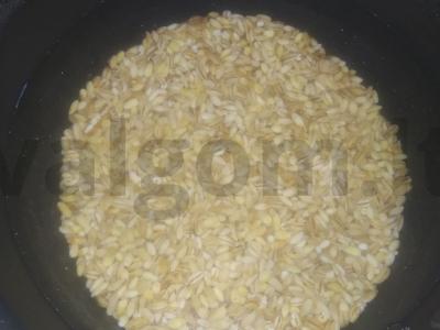 Perlo košė su česnaku ir kiauliena Žingsnis 1