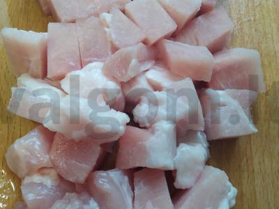 Perlo košė su česnaku ir kiauliena Žingsnis 3