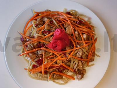 Azijietiški spageti pagrindine nuotrauka