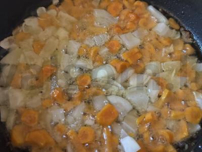 Kubano boršas su pomidorų pasta Žingsnis 1